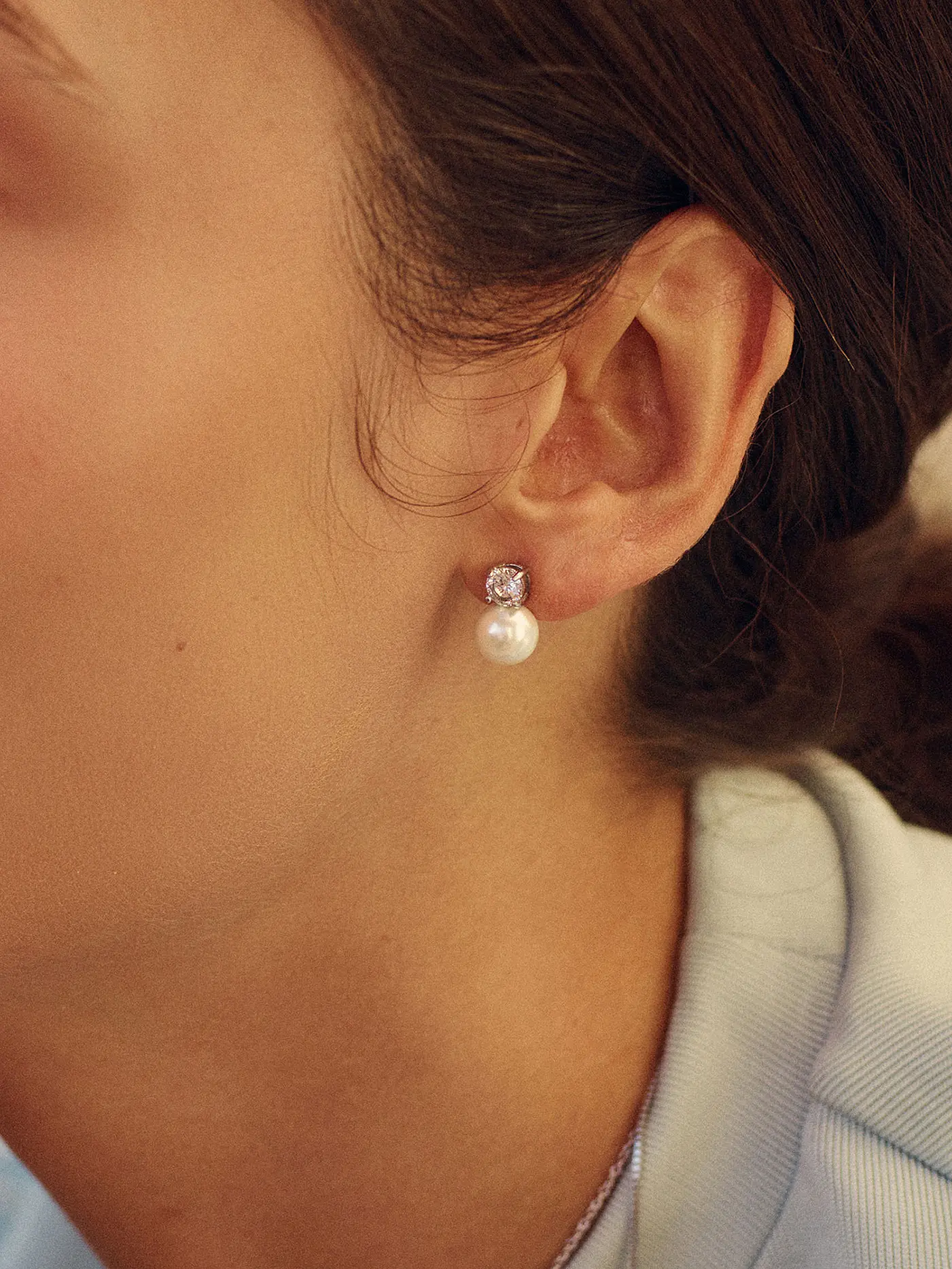 EDBLAD | Ohrstecker LUNA STUDS Large Steel | 